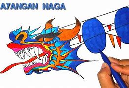 Cara Menggambar Kepala Naga Raja