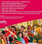 Tiket Dufan Setahun Berapa